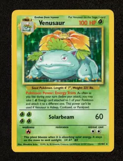 Pokemon TCG – Venusaur - Base - 15/102 – NM - Image 1