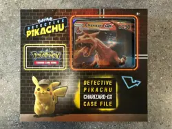 Pokemon TCG Detective Pikachu: Charizard GX Case File Geniune Factory Sealed Box 820650805356 - Image 1