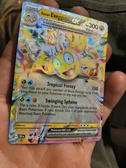 Pokemon TCG Alolan Exeggutor EX 133/191 Surging Sparks Holo Double Rare NM - Image 3