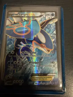 Pokemon Kyogre EX Full Art Ultra Rare Holo 180 HP XY Primal Clash 148/160 - Image 1