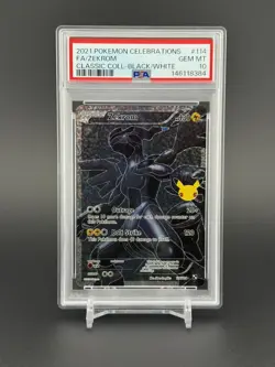 PSA 10 ZEKROM 114/114 FULL ART CELEBRATIONS CLASSIC COLLECTION POKEMON ⚡ - Image 1