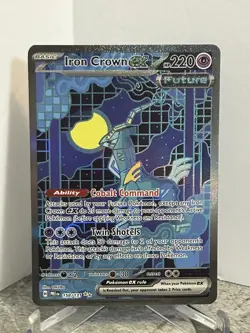 Pokemon TCG Iron Crown EX 158/131 Special Illustration RARE Prismatic Evolutions - Image 1