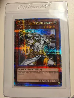 Yu-Gi-Oh Wulff Lightsworn Beast CR04 AE Asian English 25th Quarter Century SR NM - Image 1