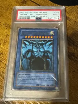 YuGiOh: GBI-002 Obelisk the Tormentor! PROMO! PSA 9 MINT! - Image 1