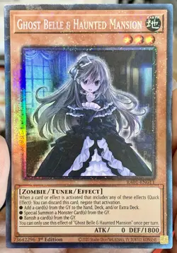 Yugioh Ghost Belle Haunted Mansion RA01-EN011 Prismatic Collectors Rare (PCR) NM - Image 2