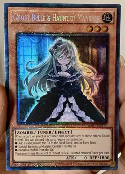 Yugioh Ghost Belle Haunted Mansion RA01-EN011 Prismatic Collectors Rare (PCR) NM - Image 3