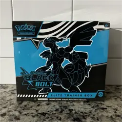 Pokemon Scarlet & Violet Black Bolt Elite Trainer Box Booster Promo English - Image 1