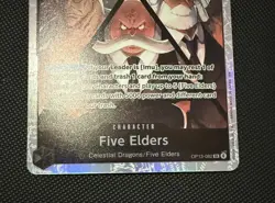 Five Elders OP13-082 One Piece CCG Character Card 12000 Power SR Holo - Image 2