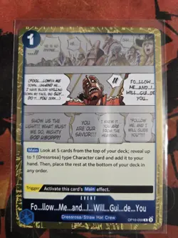 One Piece TCG Follow Me And I Will Guide You Rare Foil OP10-059 Royal Blood NM - Image 1