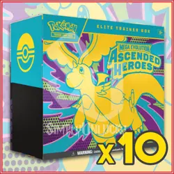 Pokemon TCG: Mega Evolution Ascended Heroes Elite Trainer Box Case *IN STOCK ETB - Image 1