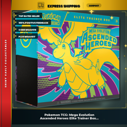 Pokemon TCG: Mega Evolution Ascended Heroes Elite Trainer Box ETB - Image 1