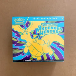 Pokemon TCG: Mega Evolution Ascended Heroes ETB - Elite Trainer Box - SEALED - Image 1