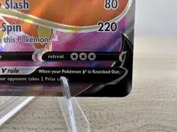 Charizard V SWSH050 SWSH Sword & Shield Promo Cards Pokemon Card Full Art Holo - Image 5