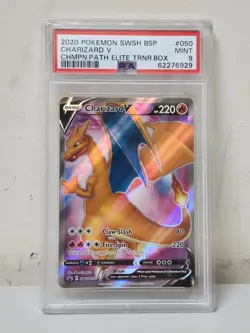 Charizard V SWSH050 SWSH: Sword & Shield Promo Cards Holo POKEMON TCG PSA - Image 1