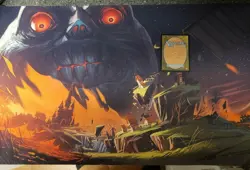 Zelda Majoras Mask TCG Playmat Mat for Cards and Office - Image 2