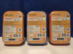 Lot of 3 - One Piece Card TCG Vol 2 Mini Tins Sealed, 3 Brand New Factory Sealed - Image 2