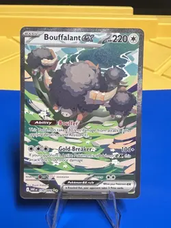 Pokemon TCG S&V White Flare BOUFFALANT EX SIR Special Illustration Card 170/086 - Image 1