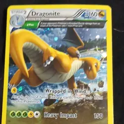 Pokemon TCG Dragonite Holo Rare Δ Plus 52/108 160 HP Card - Image 1