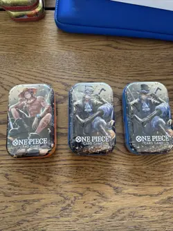 Lot of 3 - One Piece Card TCG Vol 2 Mini Tins Sealed, 3 Brand New Factory Sealed - Image 1