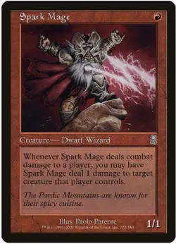 Spark Mage Odyssey Magic The Gathering MTG Card NM - Image 1