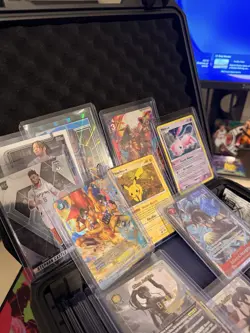 TCG Collection Lot - Pokemon Mew Pikachu One Piece Dragon Ball NBA Cards - Image 1