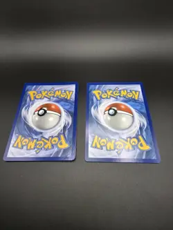 2x Pokemon Fire Energy 92/108 XY Evolution Regular & Reverse Holo Foil Cards Set - Image 2