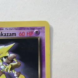 Dark Alakazam 18/82 Rocket Unlimited Rare Non-Holo Pokemon Card Vintage WOTC LP - Image 3