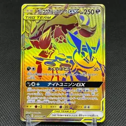 Greninja & Zoroark GX 223/173 UR SM12a Tag All Stars Japanese Pokemon Card #C063 - Image 1