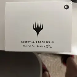 Sealed Secret Lair Drop: The Full-Text Lands FOIL MAGIC | MTG - Image 1