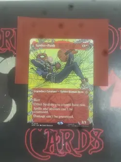 Magic The Gathering Marvel's Spider-Man "Spider-Punk" 0210 BORDERLESS RARE NM - Image 1