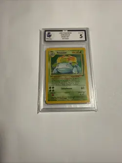 Pokemon TCG Venusaur Base Set Holo Unlimited Rare Card 15/102 1999 (MGC 5) - Image 1