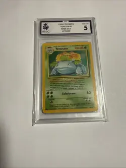 Pokemon TCG Venusaur Base Set Holo Unlimited Rare Card 15/102 1999 (MGC 5) - Image 2