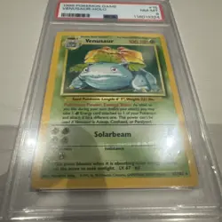 Pokemon TCG Venusaur Base Set Holo Rare Card 15/102 PSA 8 Unlimited - Image 3