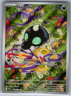 Shroodle 149/132 ME01: Mega Evolution - Pokemon Card - NM - Image 1