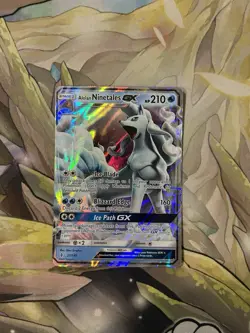 Alolan Ninetales GX 22/145 Guardians Rising Sun & Moon Pokemon Card NM - Image 1
