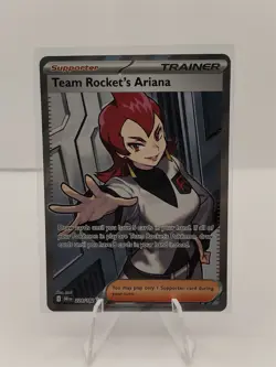 Team Rocket's Ariana Pokemon Destined Rivals 224/182 Full Art Ultra Rare NM - Image 1