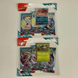 Pokemon TCG: Journey Together - 3 Pack Blister (Scrafty or Yanmega) - Image 1