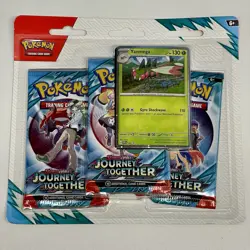 Pokemon TCG: Journey Together - 3 Pack Blister (Scrafty or Yanmega) - Image 4
