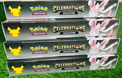 4x Pokemon Celebrations Dark Sylveon V Collection Box Lot 4 Evolving Skies - Image 3