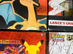 4x Pokemon Celebrations Lance Charizard V Box Sealed Evolving Skies Packs - Image 2