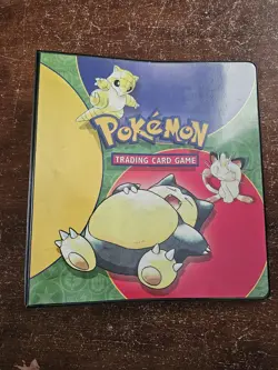 Vintage 1999 Pokemon Trading Card Wizards of the Coast Ultra Pro 3-Ring Binder - Image 1