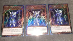 Yu-Gi-Oh! - x3 Thunder King Rai-Oh - Platinum Secret Rare - RA03-EN206 NM 1st - Image 1