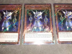 Yu-Gi-Oh! - x3 Thunder King Rai-Oh - Platinum Secret Rare - RA03-EN206 NM 1st - Image 3