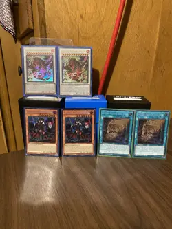 Yugioh Wanted:Seeker of Sinful Spoils 1st Edition Secret Rare X2 RA03 + Bonus! - Image 1