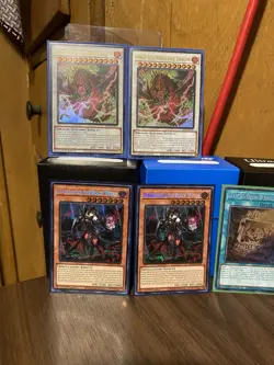Yugioh Wanted:Seeker of Sinful Spoils 1st Edition Secret Rare X2 RA03 + Bonus! - Image 2