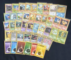 Pokemon Card Joblot WOTC Vintage X73 Cards No Duplicates -Jungle Fossil Base Set - Image 3