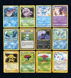 Pokemon TCG Mixed Rare And Holo Bundle x12 Cards WOTC E-Series Heavy Play - Image 1