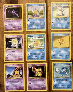 Pokemon TCG Base Set Vintage 1999 Card Bundle X31 Cards No Duplicates LP - Image 2