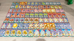Pokemon Topps - 214 Cards From Series 1, 2, 3 & Movie - All Blue Logo - Image 1