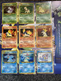 Pokemon Neo Genesis Premium Japanese 9 Card Promo Set cards NM/M - Image 5